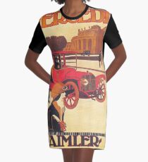 Vintage poster - Mercedes Graphic T-Shirt Dress