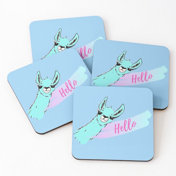 Item preview, Llama Saying Hello - Funny Llama Design designed and sold by LordAudes.