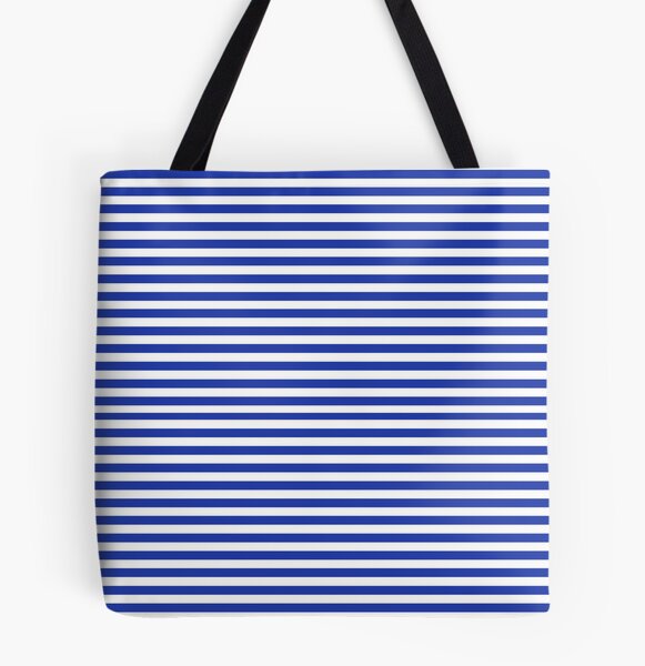 Washed linen Merci shopping bag - Ink Blue