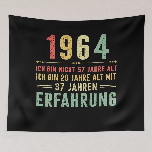 Item preview, Ich bin nicht 57 jahre alt, ich bin 20 jahre alt mit 37 jahren erfahrung. 1964 vintage designed and sold by mharlan0ue.