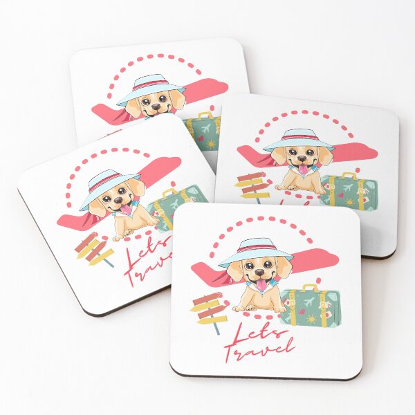 Item preview, Cute dog - Let's travel!  designed and sold by Tati Tamura.