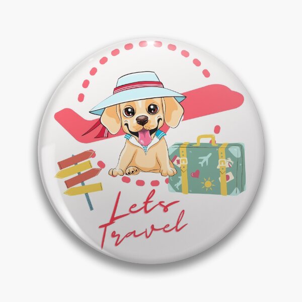 Item preview, Cute dog - Let's travel!  designed and sold by Tati Tamura.