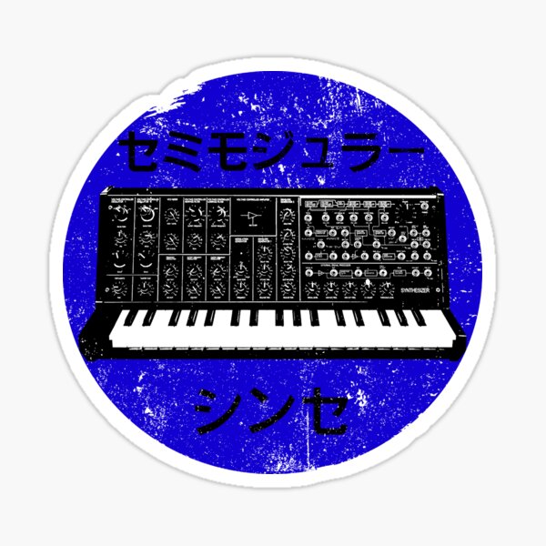 Analog Vintage Synth - Modular Japanese Synthesizer Sticker