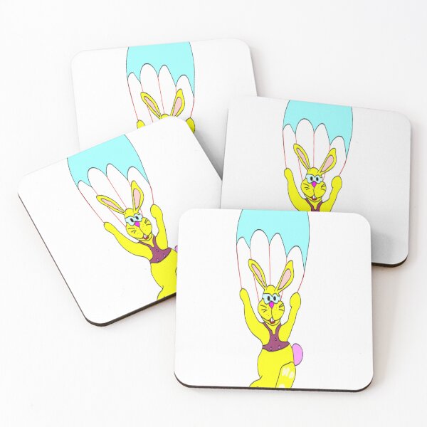 Item preview, BUNNY PARACHUTING designed and sold by CUTESTUFFnow.