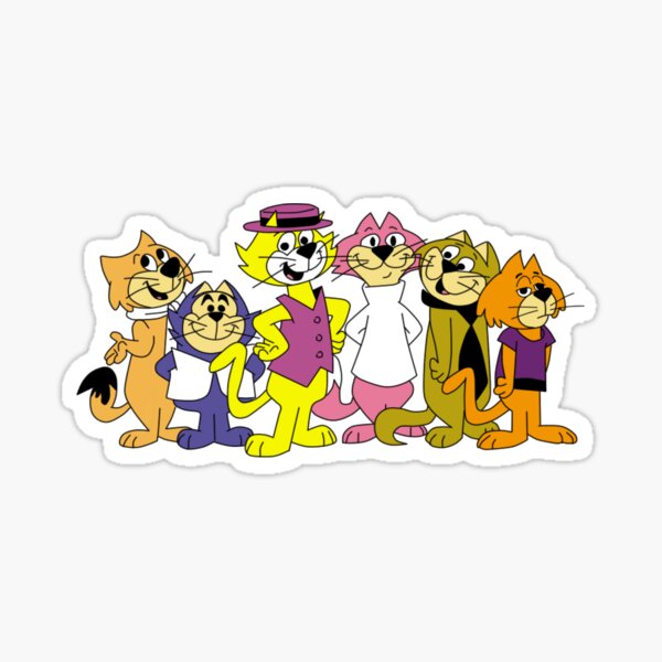 "top cat" Sticker for Sale by MAKROV Redbubble
