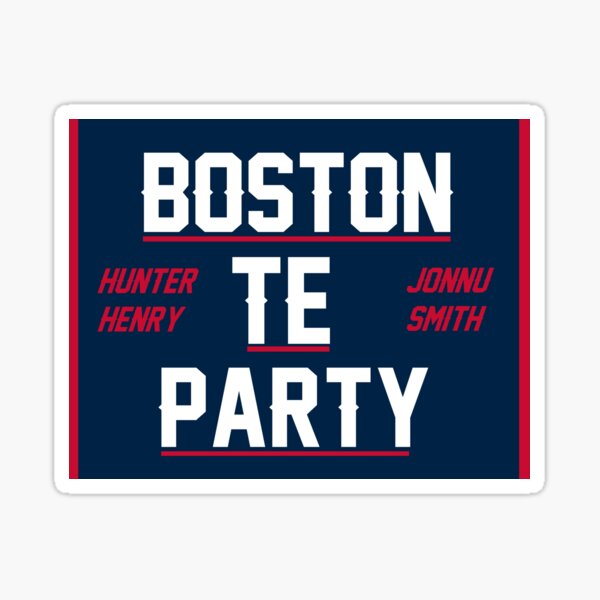 Boston TE Party Sticker