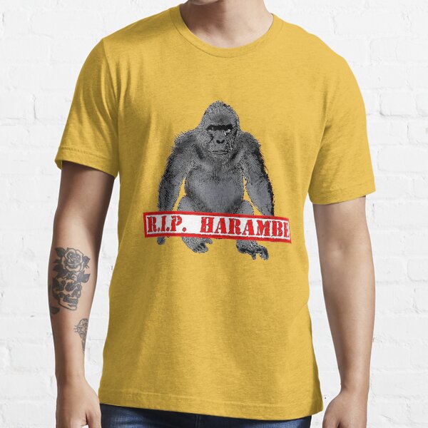 rip harambe t shirt