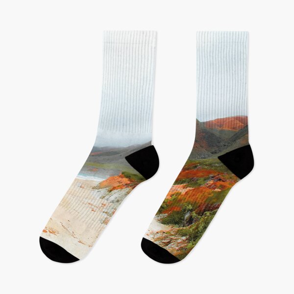 Item preview, sandy beach and mountain at Big Sur, Highway 1, California, USA designed and sold by Mrvell.