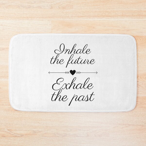Item preview, yoga lover, inhale the future exhale the past, funny meditation quote designed and sold by DijaMar.