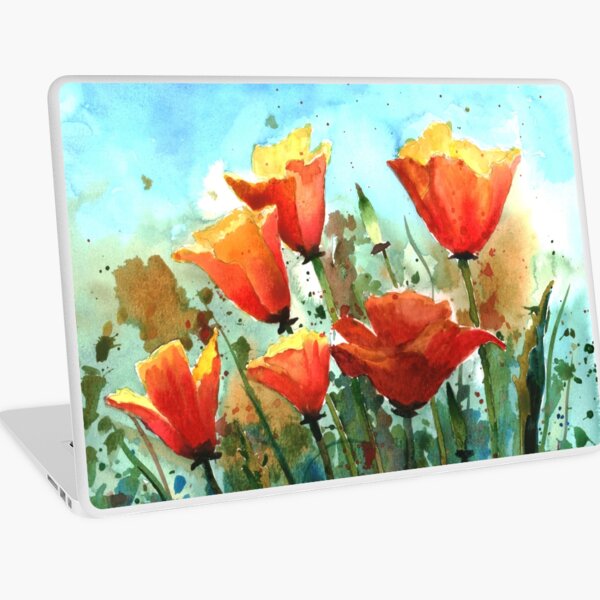 Aperçu de l'œuvre Coquelicots - Les Six créée et vendue par AmorDeusArt.