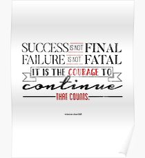The Courage to Continue Poster