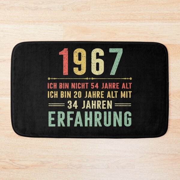 Item preview, Ich bin nicht 54 jahre alt, ich bin 20 jahre alt mit 34 jahren erfahrung. 1967 vintage designed and sold by mharlan0ue.