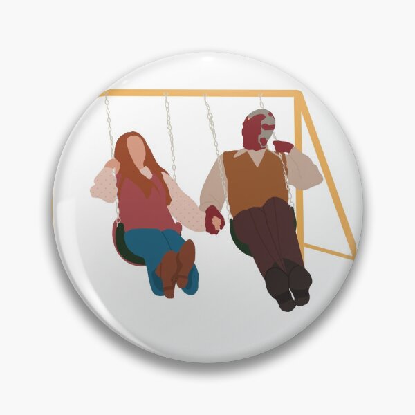 Item preview, wanda and vision swinging designed and sold by Emma Trowbridge.