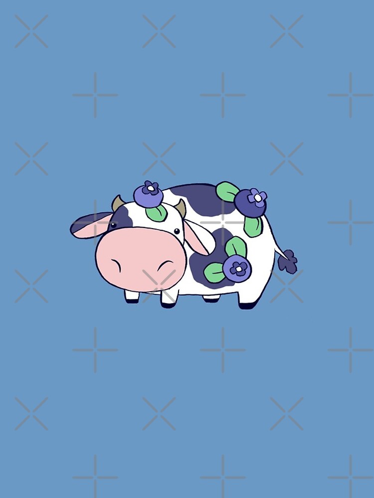 blueberry cow pillowpet