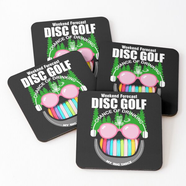 Item preview, Weekend Forecast Chance of Drinking - Funny Disc Golf  designed and sold by DiscGolfArts.
