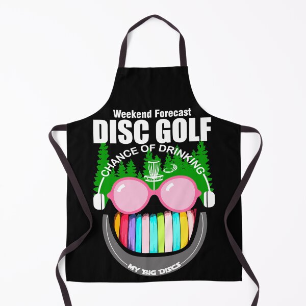 Item preview, Weekend Forecast Chance of Drinking - Funny Disc Golf designed and sold by DiscGolfArts.