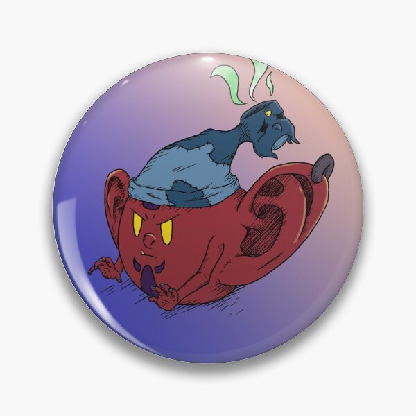 Item preview, Cute Angry Monster with Demon Hat designed and sold by The Transforming Wagon.