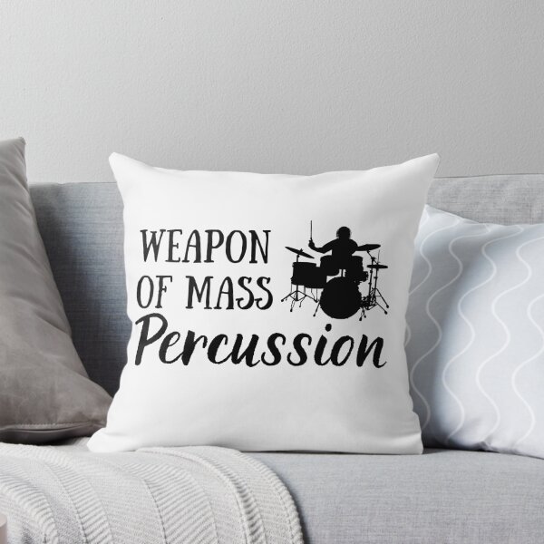 Item preview, Funny Drummer Gift | Weapon of Mass Percussion | Drummer Gift designed and sold by Presto Prints Design.