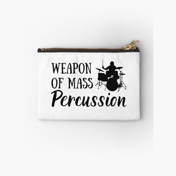 Item preview, Funny Drummer Gift | Weapon of Mass Percussion | Drummer Gift designed and sold by Presto Prints Design.