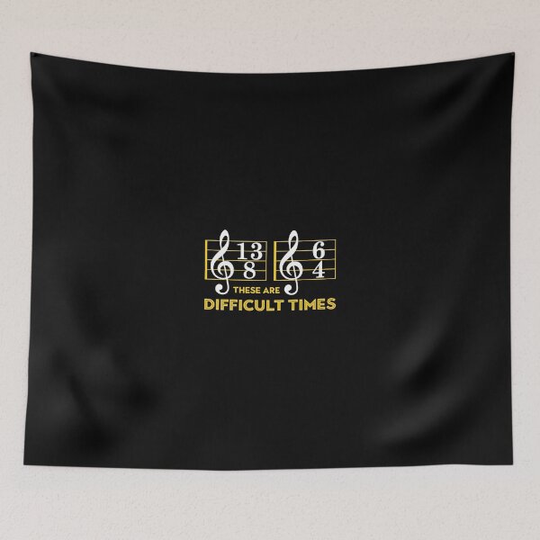 Item preview, These Are Difficult Times T-Shirt Music Lover Gifts designed and sold by kandelal.