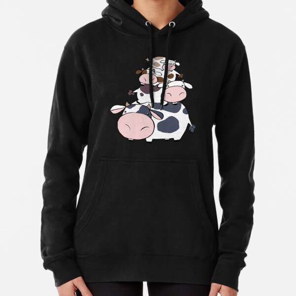 Cow Stack Pullover Hoodie
