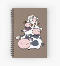 Cow Stack Spiral Notebook