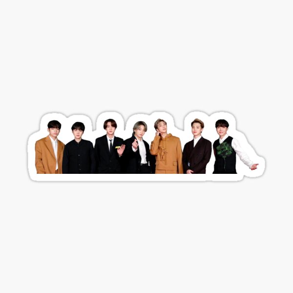 BTS 2021 Grammy's Sticker for Sale by raewerk