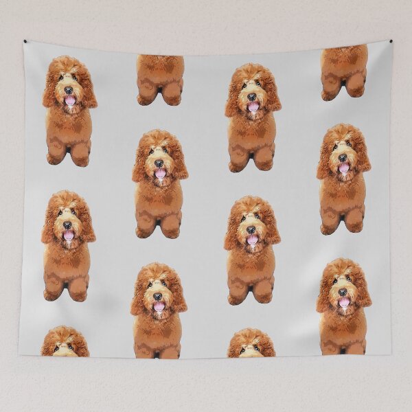 Aperçu de l'œuvre Cockerpoo Cockapoo Spoodle Chien Chiot Mignon Doodle créée et vendue par ElegantCat.