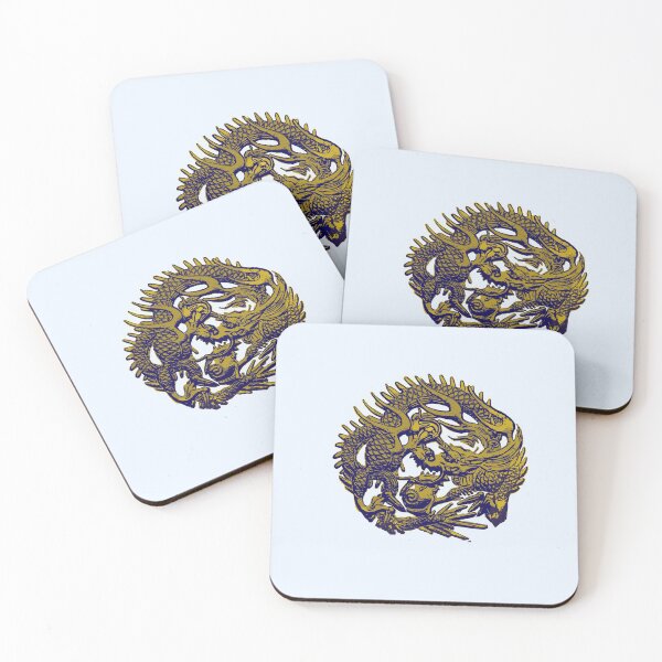 Item preview, Japanese Meiji Dragon (Yellow) designed and sold by The Cosmic Turtle.