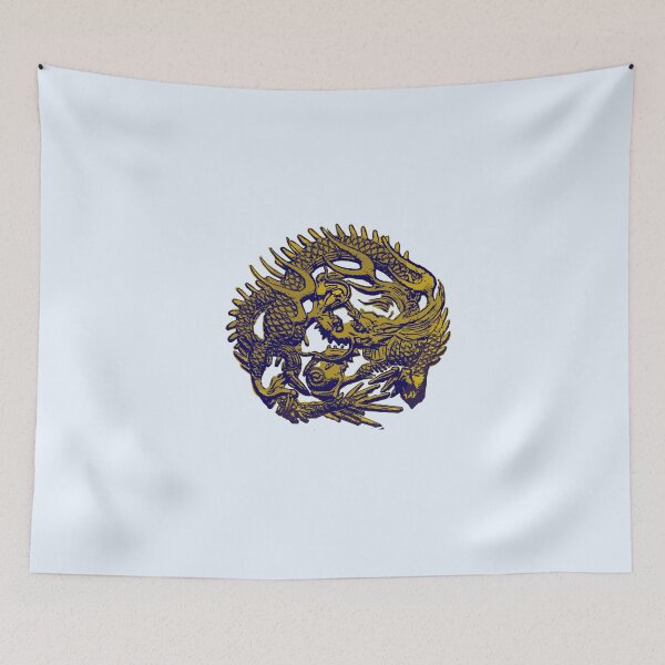 Item preview, Japanese Meiji Dragon (Yellow) designed and sold by The Cosmic Turtle.