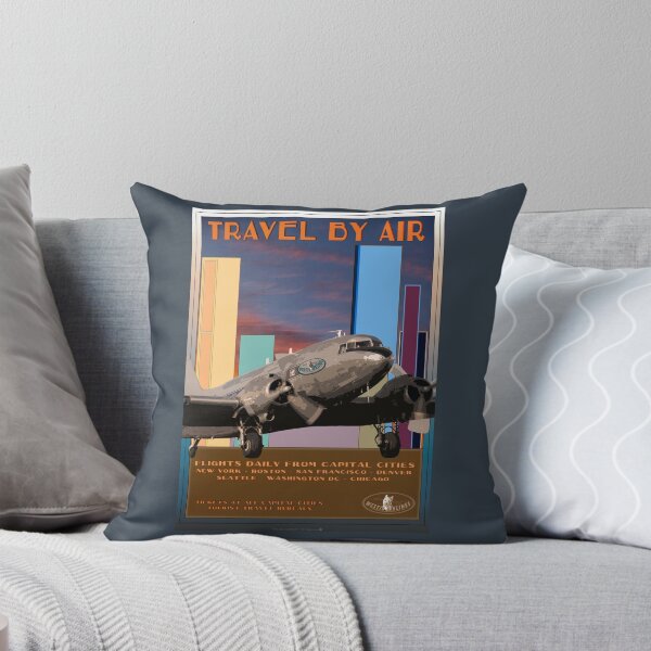 Artikelvorschau, Retro Flugreise USA_02 entworfen und verkauft von SEADOGPRINTS.