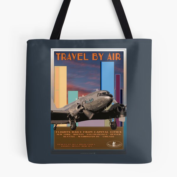 Item preview, Retro Airline Travel USA_02 designed and sold by SEADOGPRINTS.