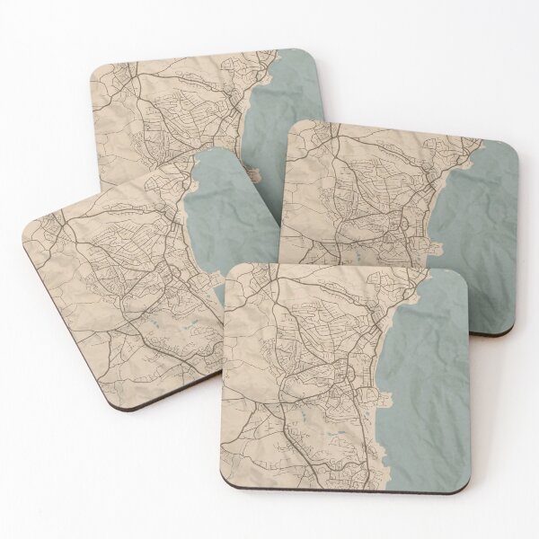 Item preview, Paignton Sepia Map designed and sold by CPTVDesign.