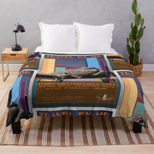 Item preview, Retro Airline Travel USA_02 designed and sold by SEADOGPRINTS.