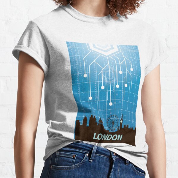 London Electronic sky  Classic T-Shirt