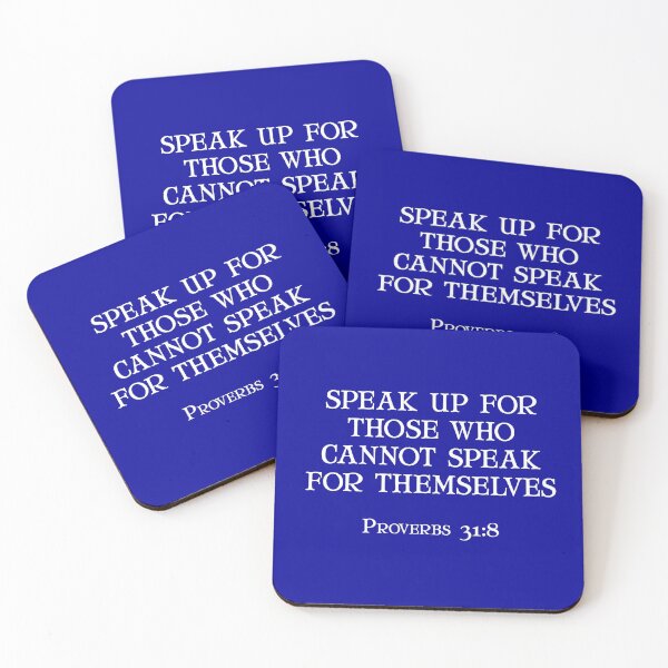 Item preview, Proverbs 31:8 - Speak Up designed and sold by scottmckellin.