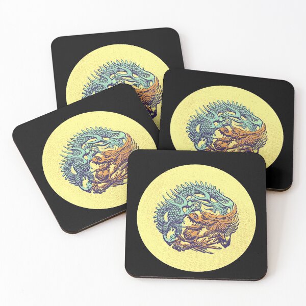 Item preview, Copy of Japanese Meiji Dragon (Yellow Sun) designed and sold by The Cosmic Turtle.
