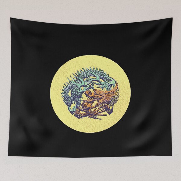 Item preview, Copy of Japanese Meiji Dragon (Yellow Sun) designed and sold by The Cosmic Turtle.