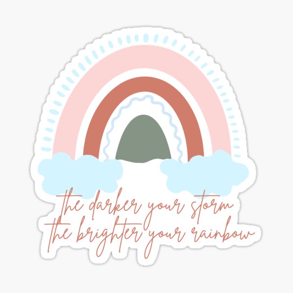 Waiting For Rainbows Sticker