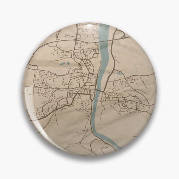 Item preview, Bideford Sepia Map designed and sold by CPTVDesign.