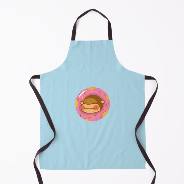 Item preview, Monkey in a Pink Donut designed and sold by CyndoLin.