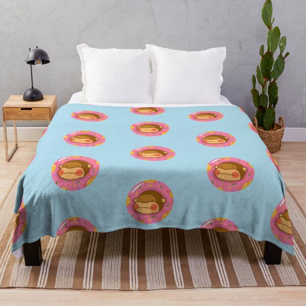 Item preview, Monkey in a Pink Donut designed and sold by CyndoLin.