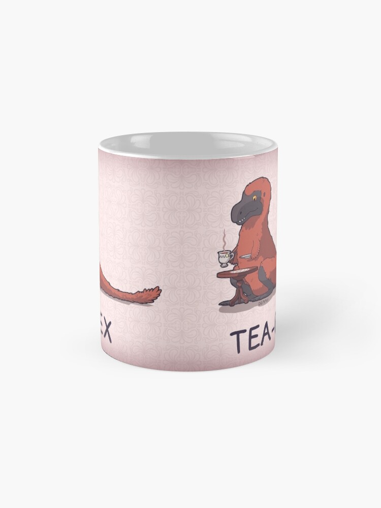 Alternate view of Fluffy Tea-Rex Mug