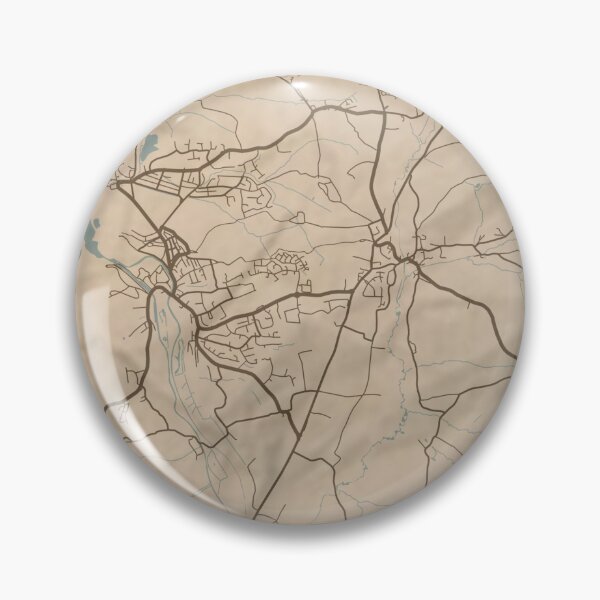 Item preview, Bude Sepia Map designed and sold by CPTVDesign.