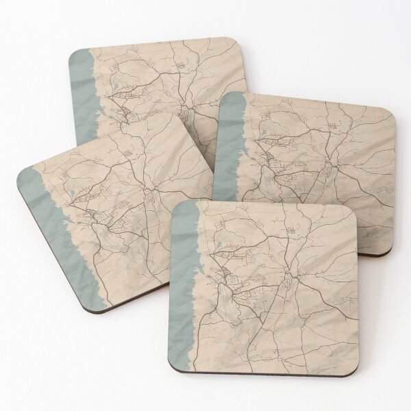 Item preview, Bude Sepia Map designed and sold by CPTVDesign.