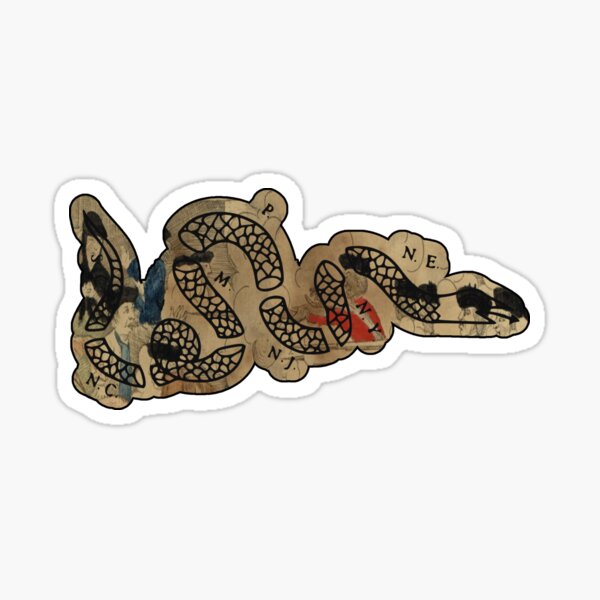 Join or Die with Boston Massacre Sticker