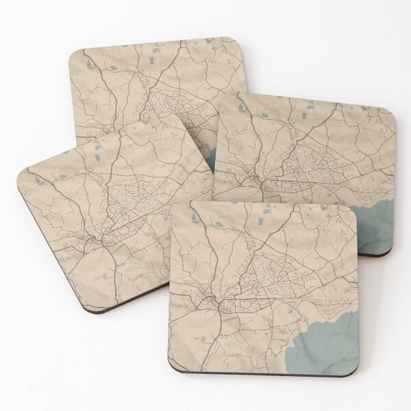 Item preview, St. Austell Sepia Map designed and sold by CPTVDesign.