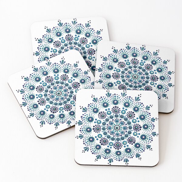 Item preview, Blue and Green 4 Layer Dot Mandala designed and sold by DotLovingSue.