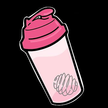 Artwork thumbnail, Protein Shake in Pink by SusanaDesigns