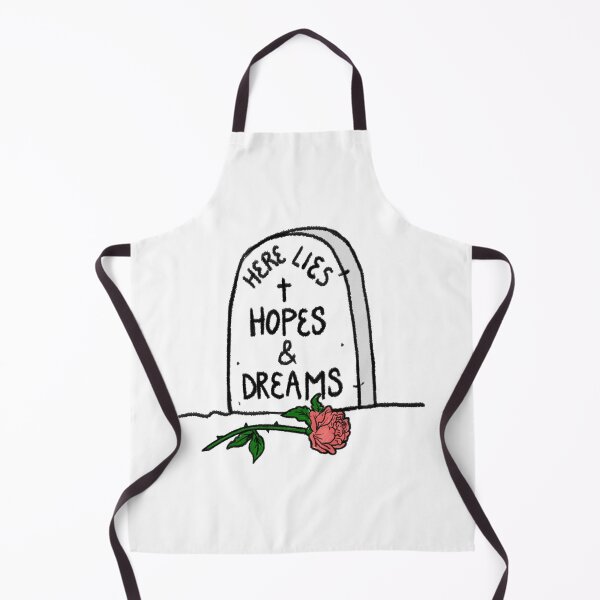 Item preview, Here Lies Hopes and Dreams Gravestone designed and sold by RedsStickerShop.